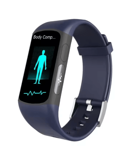 Smart Health Bracelet for Women - Period & Fertility Tracker with Heart Rate & Sleep Monitor Blue
