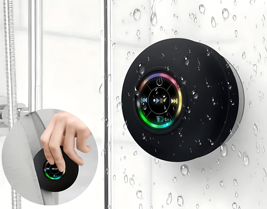 Compact Waterproof Bluetooth Speaker - Ideal for Beach and Pool Use