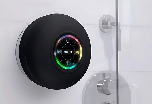 Compact Waterproof Bluetooth Speaker - Ideal for Beach and Pool Use