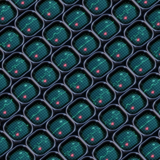 a computer generated image of a bunch of circles