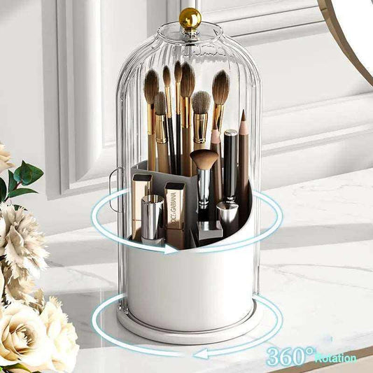  360° Rotating Makeup Brush Holder