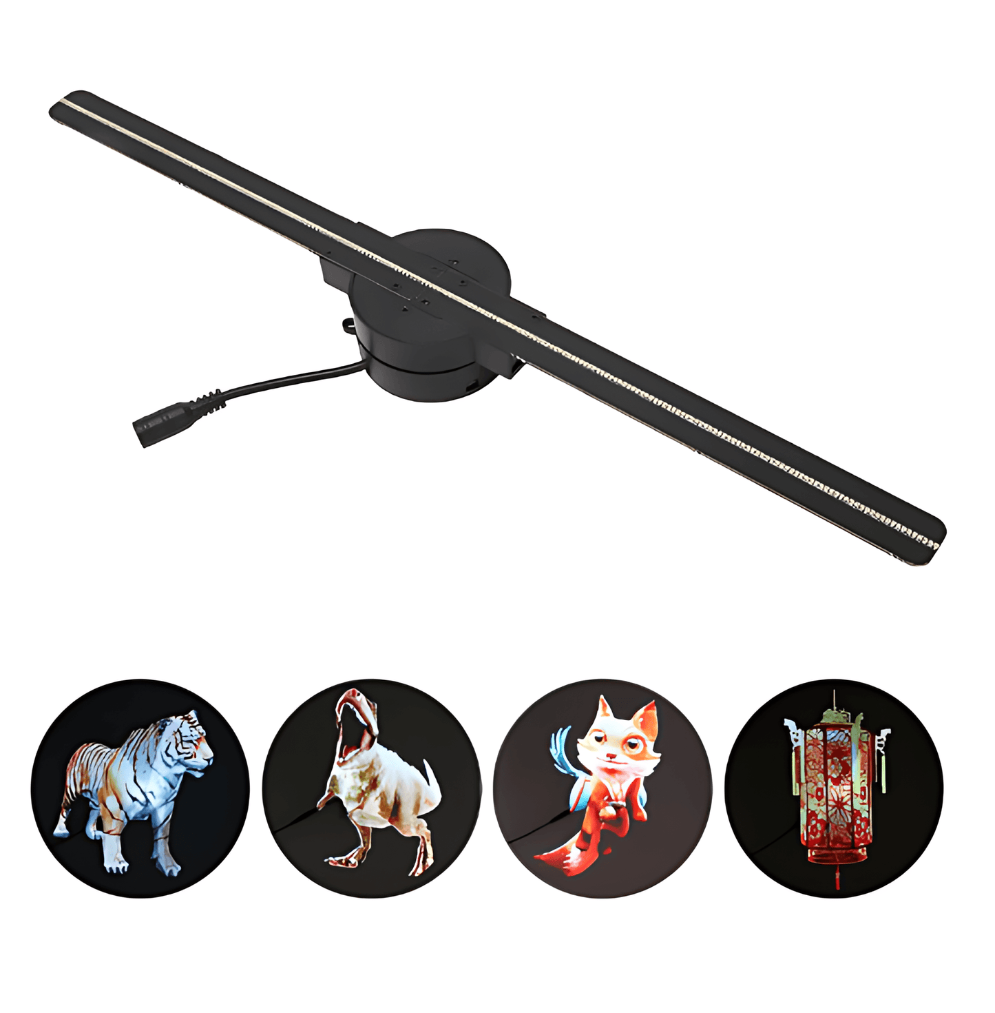 3D Hologram Fan Projector 16.5 Inch - LED Holographic Display