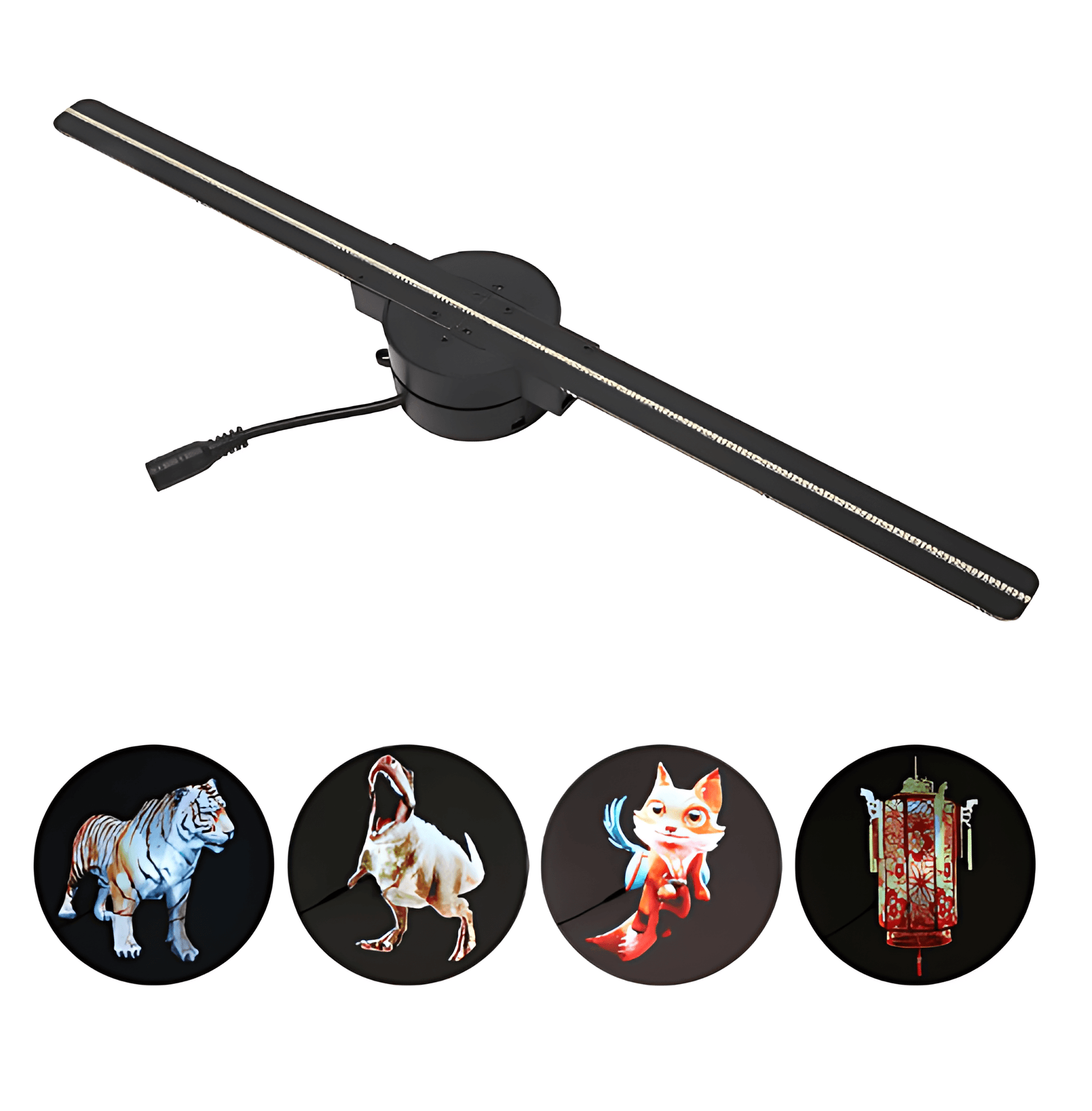 3D Hologram Fan Projector 16.5 Inch - LED Holographic Display