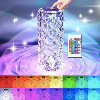  LED Crystal Table Lamp