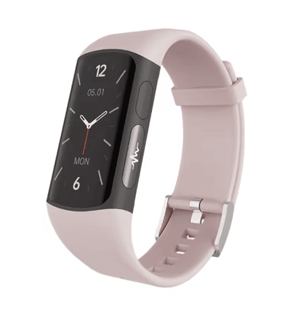 Smart Health Bracelet for Women - Period & Fertility Tracker with Heart Rate & Sleep Monitor Pink