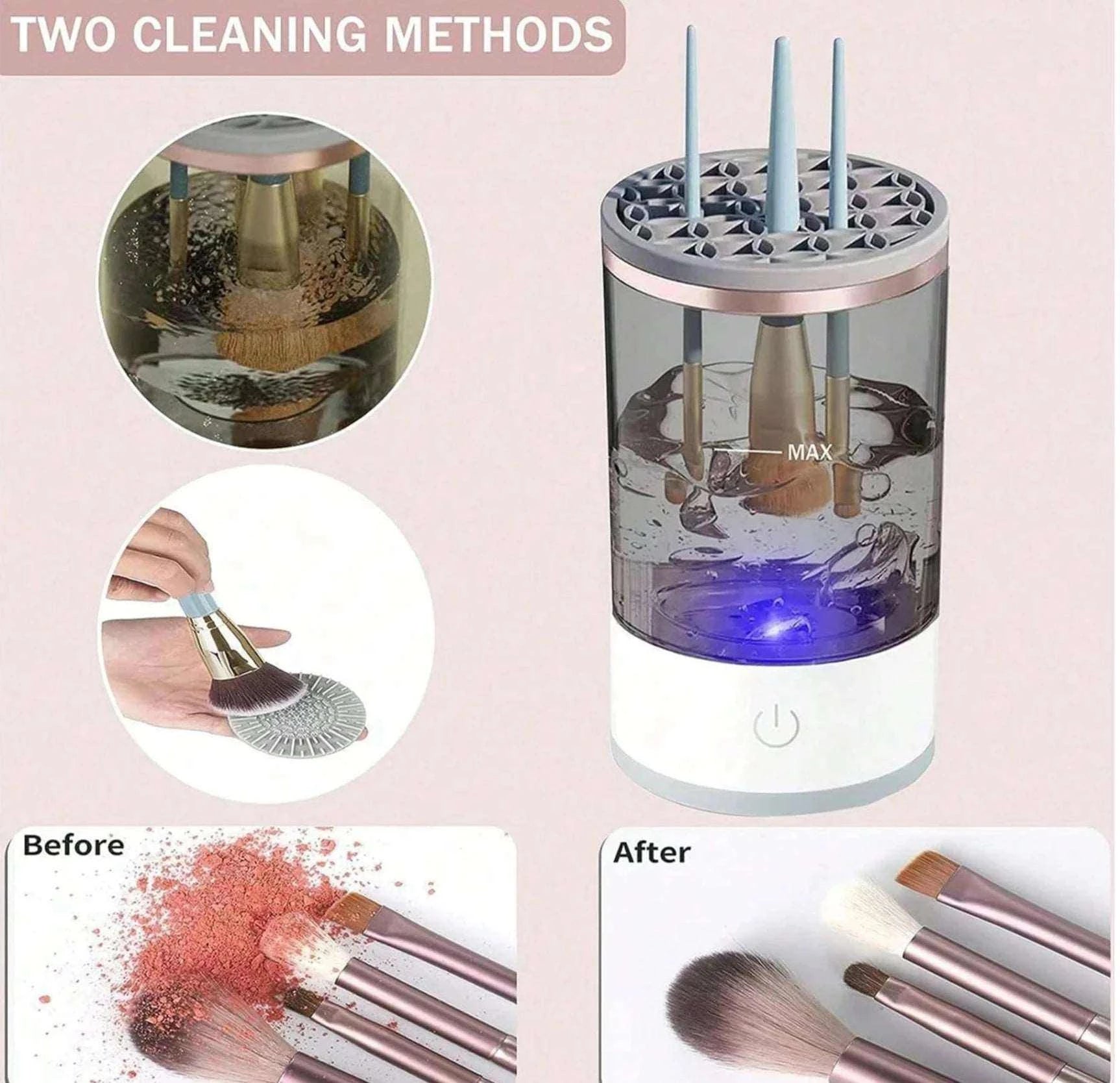 Portable Electric Makeup Brush Cleaner