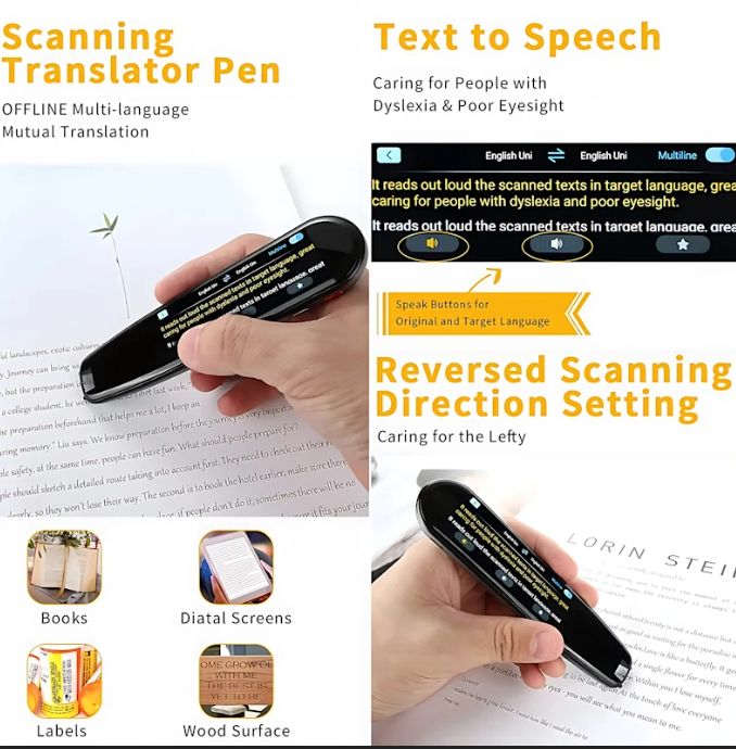 Multi-Language Smart Translator Pen Ezdore