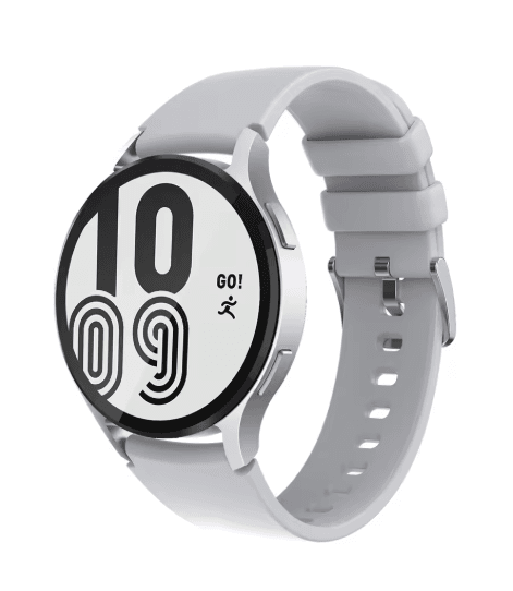 Smart Watch with AI Fitness Tracker - Bluetooth Calling & HD Display with Magnetic Charging Silver