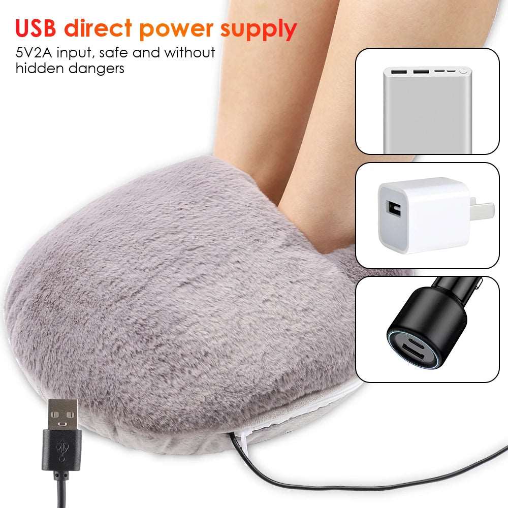 USB Heated Foot Warmer Ezdore