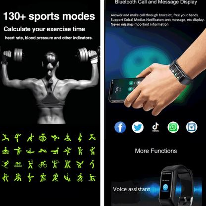 Smart Health Bracelet for Women - Period & Fertility Tracker with Heart Rate & Sleep Monitor