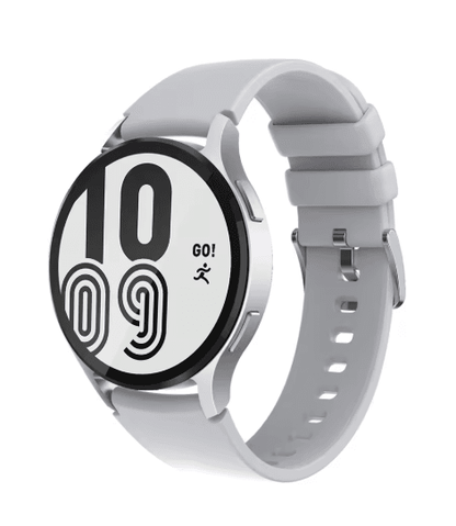 Ezdore AI Fitness Tracker Smartwatch with Stylish Bands Silver