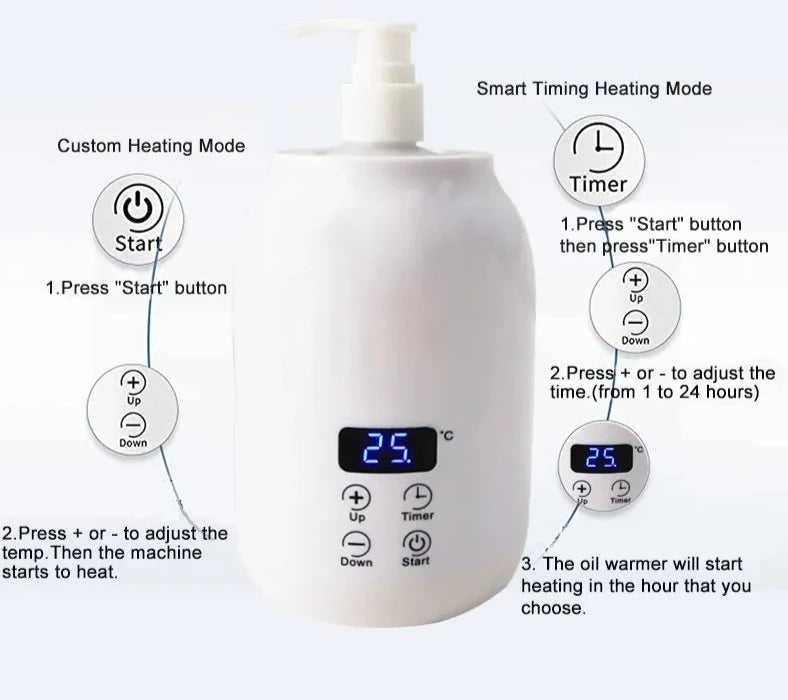 Electric Massage Oil Warmer Ezdore