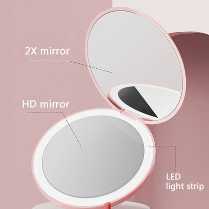 Mini LED Cosmetic Mirror Ezdore